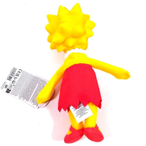 The Simpsons Lisa Simpson 10" Plush Doll NEW 2024 Jakks Pacific NWT - Picture 2 of 3